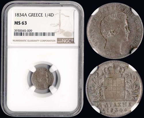 1/4 drx (1834 A) (type I) in ... 