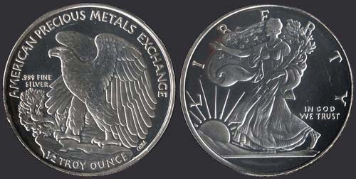 USA: Medal in silver (0,999). Obv: ... 