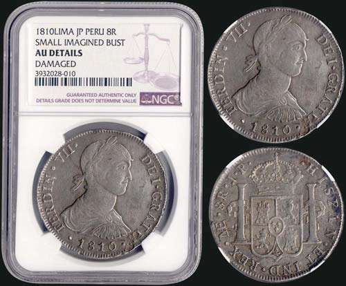 PERU: 8 Reales (1810 JP) in silver ... 