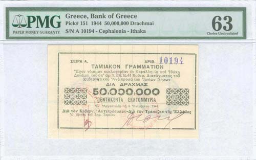 GREECE -  TREASURY BONDS & FISCAL ... 