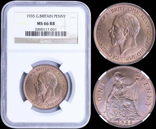 GREAT BRITAIN: 1 Penny (1935) in ... 