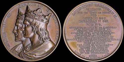 FRANCE: Bronze medal commemorating ... 