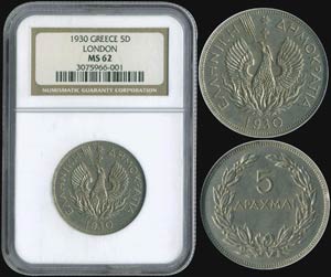 5 drx (1930) in nickel with Phoenix. ... 