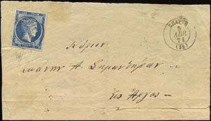 GREECE: 1874 Large part of EL fr. with 20l. ... 