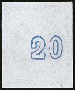 GREECE: 20l. blue (pos.15), inverted 0 on ... 