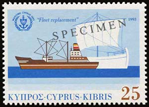 CYPRUS: 1993 complete year of 18 values with ... 