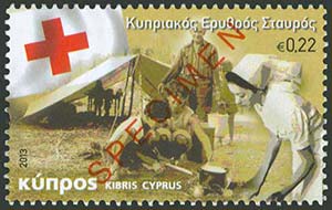 CYPRUS: 0.22E 2013 Cyprus Red Cross ovpt ... 