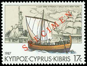 CYPRUS: 1987 Kyrenia II, complete set of 4 ... 