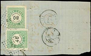 GREECE: Part of cover (with incomplete ... 