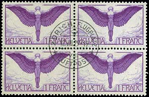 1Fr 1924 Airmail issue (ordinary paper) in ... 
