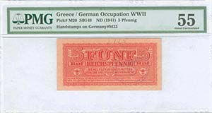  GERMAN OCCUPATION WWII - GREECE: 5 ... 