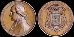 FRANCE: Medal in copper (1860). Obv: ... 
