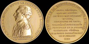 FRANCE: Bronze medal (1976) commemorating ... 