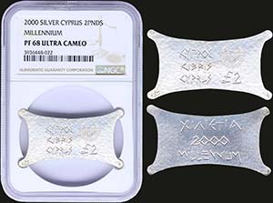 CYPRUS: 2 Pounds (2000) in silver (0,925) ... 