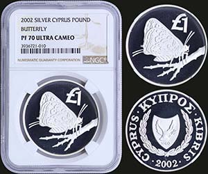 CYPRUS: 1 Pound (2002) in silver (0,925). ... 