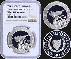 CYPRUS: 1 Pound (2004) in silver (0,925) ... 