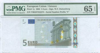  BANKNOTES ISSUED AFTER WWII - GREECE: 5 ... 