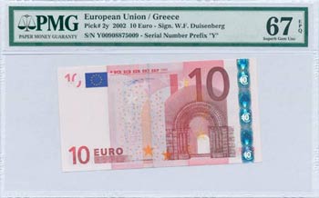  BANKNOTES ISSUED AFTER WWII - GREECE: 10 ... 