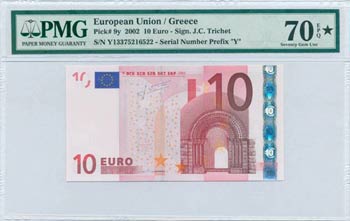  BANKNOTES ISSUED AFTER WWII - GREECE: 10 ... 