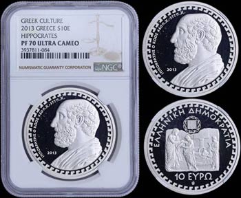 GREECE: 10 Euro (2013) in silver (0,925) ... 