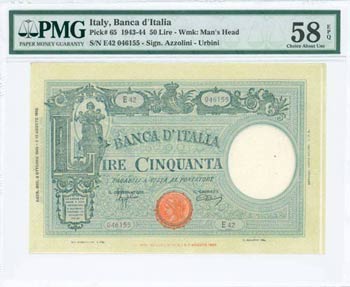 BANKNOTES OF EUROPEAN COUNTRIES - ITALY: 50 ... 