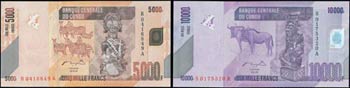 BANKNOTES OF AFRICAN COUNTRIES - CONGO ... 