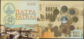 GREECE: 1 Cent to 2 Euro plus commemorative ... 