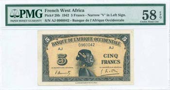 BANKNOTES OF AFRICAN COUNTRIES - FRENCH WEST ... 