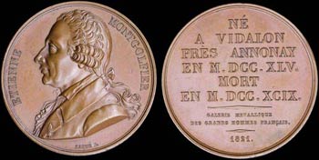 FRANCE: Bronze medal (1821) of ... 