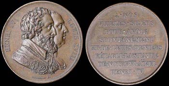 FRANCE: Bronze medal commemorating the ... 