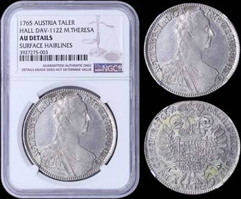 AUSTRIA: Set of 2 coins including 1 Taler ... 