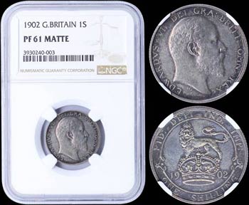 GREAT BRITAIN: 1 Shilling (1902) in silver ... 