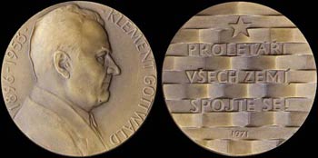 CZECHOSLOVAKIA: Bronze commemorative medal ... 