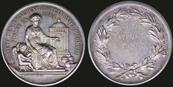 FRANCE: Silver medal of the Rhone ... 