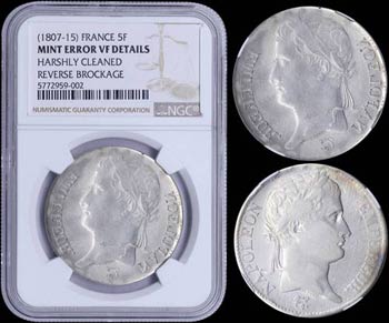 FRANCE: 5 Francs (1807-15) in silver (0,900) ... 