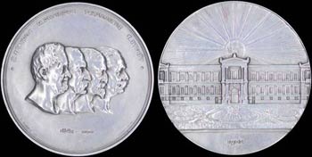 GREECE: Silver medal commemorating the 60th ... 