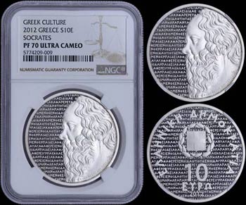 GREECE: 10 Euro (2012) in silver (0,925) ... 