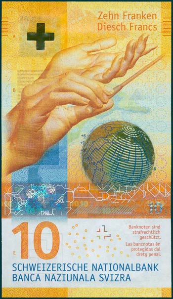 SWITZERLAND: 2 x 10 Franken (2016) in ... 