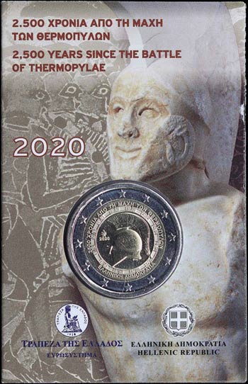 GREECE: 2 Euro (2020) in bi-metallic, ... 