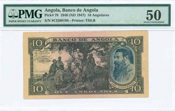 ANGOLA: 10 Angolares (Law 14.8.1946 - ... 