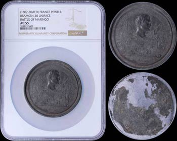FRANCE: Medal in pewter (1802 dated) ... 