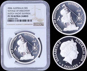AUSTRALIA: 5 Dollars (2006) in silver ... 