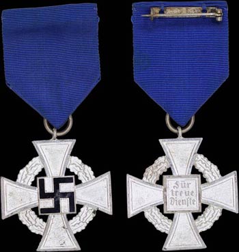 GERMANY: Faithful Service Medal (1938). ... 