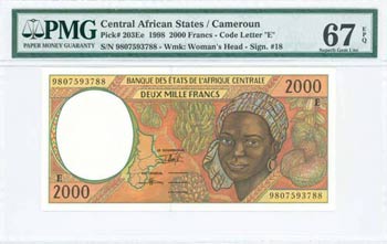 CENTRAL AFRICAN STATES / CAMEROON: 2000 ... 