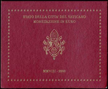 VATICAN: Euro coin set including 1 cent to 2 ... 
