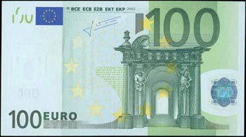 EUROPEAN UNION - ITALY: 100 Euro (2002) in ... 