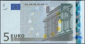 EUROPEAN UNION - PORTUGAL: 2x 5 Euro (2002) ... 