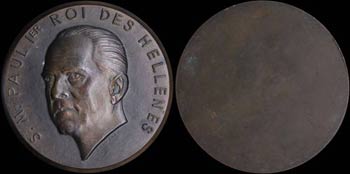 FRANCE: Bronze one-sided medal bearing the ... 