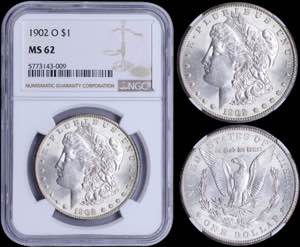 GREECE: USA: 1 Dollar (1902 O) in silver ... 
