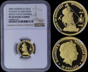 GREECE: AUSTRALIA: 10 Dollars (2006) in gold ... 